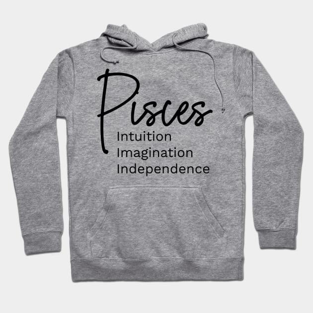 Pisces astrology horoscope Hoodie by Gardner Designs 